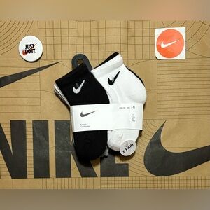Nike dri-fit cushioned Ankle Socks Kids 6 Pairs